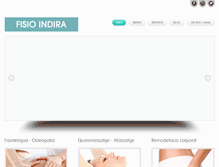 Tablet Screenshot of fisioindirabloc.com